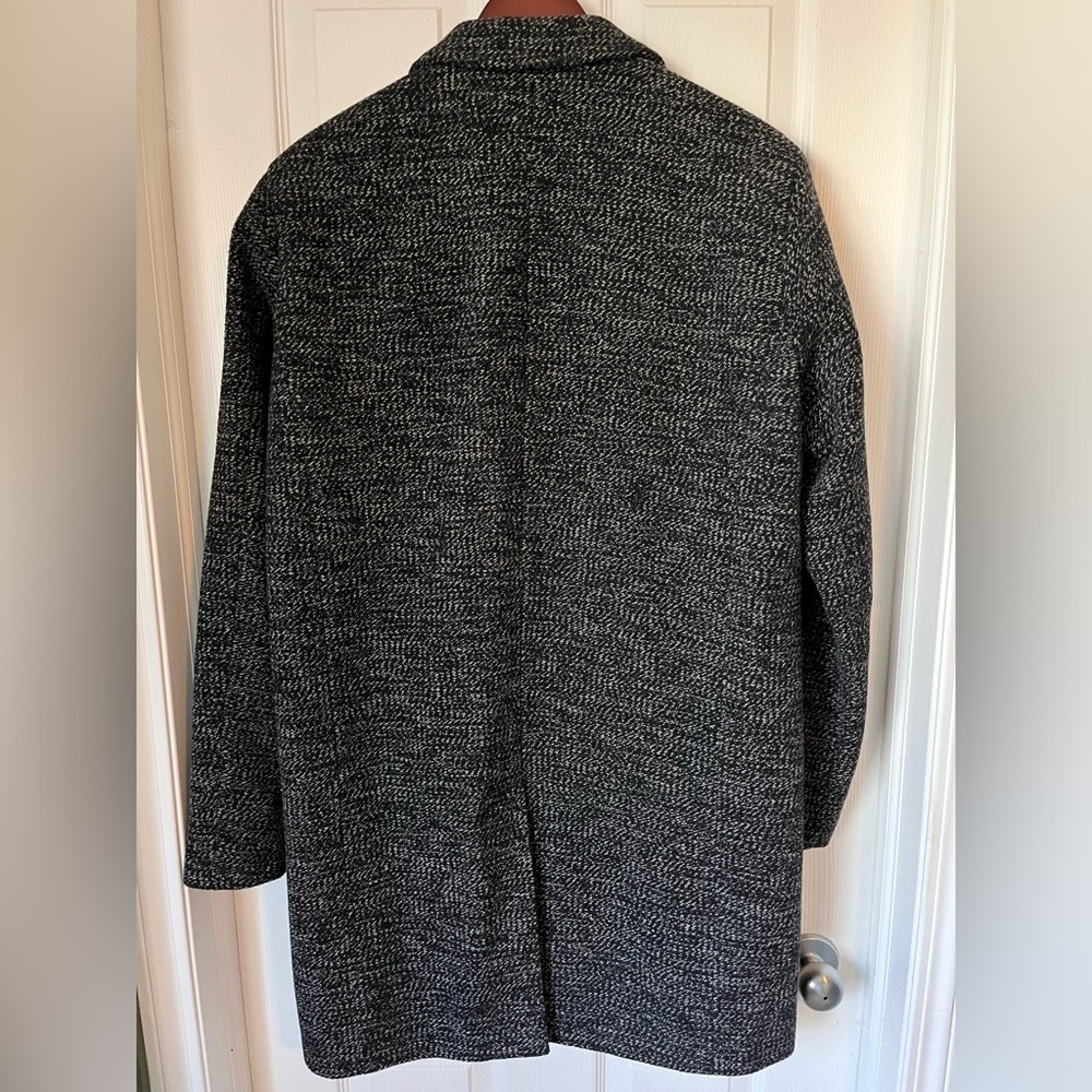 Mens Selected Homme Slhbrove Wool Top Coat Size Large EUC - Picture 7 of 13